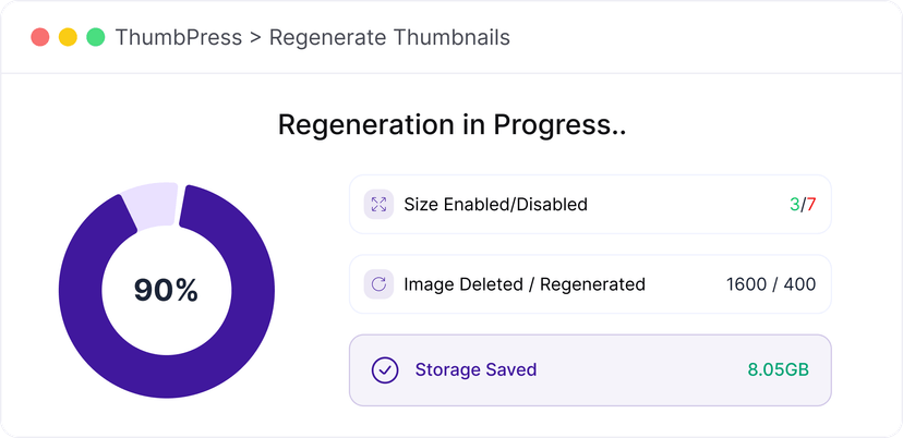 Regenerate in one click