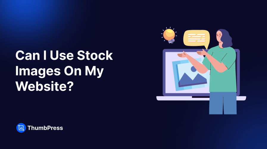 cam i use stock images in my website?