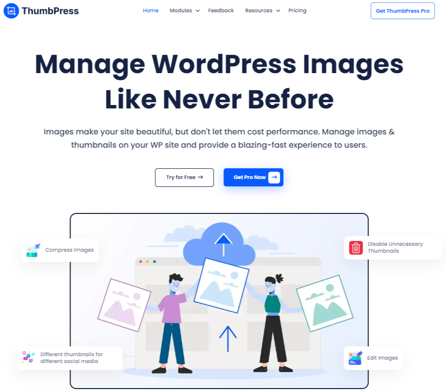 thumbPress image optimizer