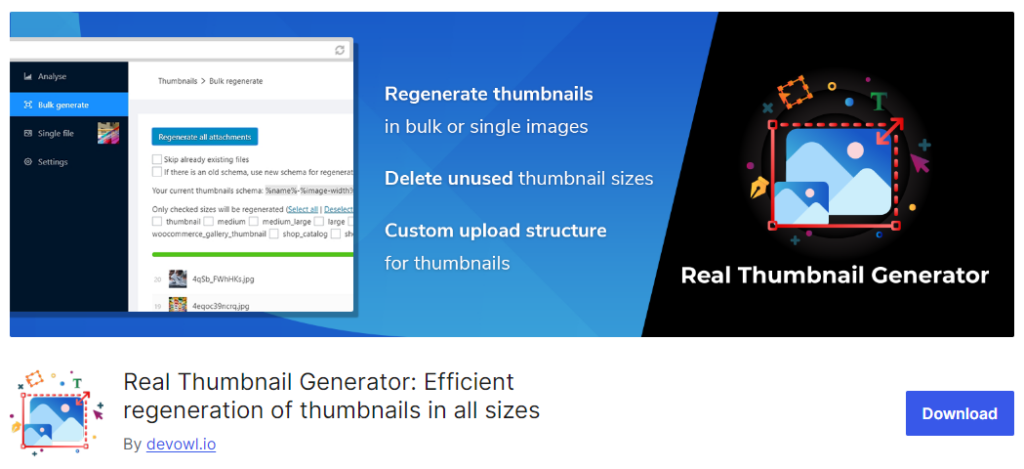 real thumbnail generator plugin