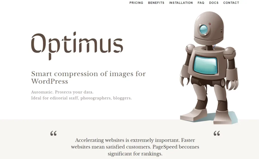optimus wordpress image optimization plugin 