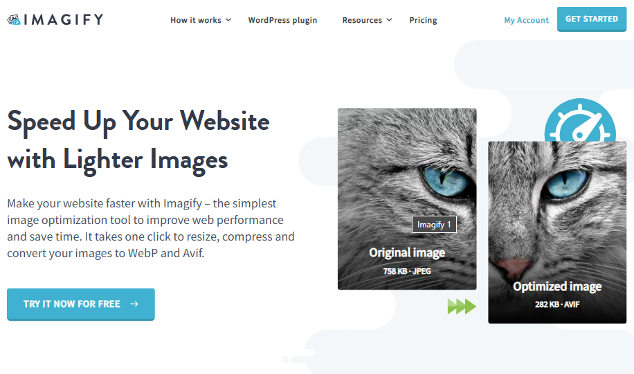 Imagify- Convert images to webp WordPress plugin